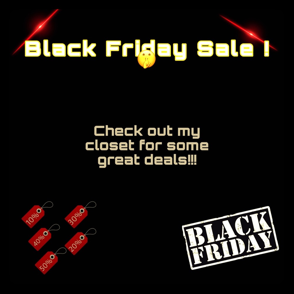 Black Friday Deals!!!!❤️💛🖤❤️💛🖤